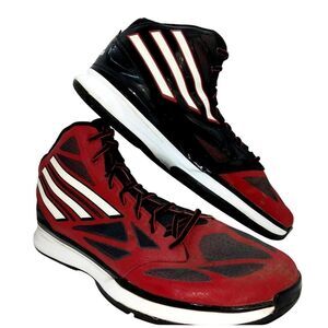 Adidas MI Sprint Men's Pre-owned Red/Black/White Basketball Sneakers - sz. 13